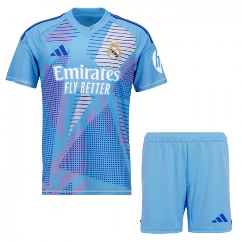 Real Madrid Voetbaltenue Thuis Doelman 2024-25 - Kind Real Madrid Voetbaltenue Thuis Doelman 2024-25 - Kind